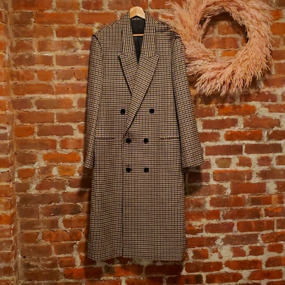 Paul Smith Other - Paul smith mens wool hounds tooth over coat size 38/48 medium